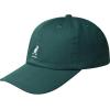 imageKangol Washed Baseball Hat  Papaya Milk  1SFM Baseball ampamp Sport Caps One Size Fits MostDark Green