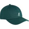 imageKangol Washed Baseball Hat  Papaya Milk  1SFM Baseball ampamp Sport Caps One Size Fits MostDark Green