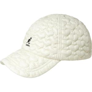 imageKangol Fun Puff Baseball Hat  Ivory HeartLXL Baseball ampamp Sport CapsIvory Heart