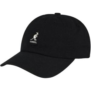 imageKangol Washed Baseball Hat  Papaya Milk  1SFM Baseball ampamp Sport Caps One Size Fits MostBlack