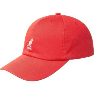 imageKangol Washed Baseball Hat  Papaya Milk  1SFM Baseball ampamp Sport Caps One Size Fits MostCherry Glow