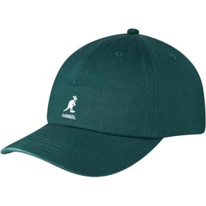imageKangol Washed Baseball Hat  Papaya Milk  1SFM Baseball ampamp Sport Caps One Size Fits MostDark Green