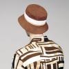 imageKangol Bermuda Stripe Bucket  Electric PinkM Bucket HatMahogany