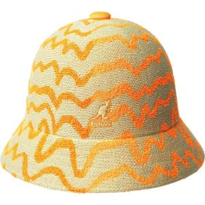 imageKangol Meltdown Casual  BeigeElectric KumquatXL Bucket HatBeigeElectric Kumquat