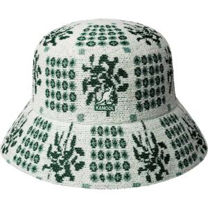 imageKangol Retro Quaint Audrey  GreyBlackM Bucket HatWhiteGreen