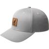 imageKangol Leather Patch Flexfit Baseball Hat  SilverXXL Baseball ampamp Sport CapsSilver