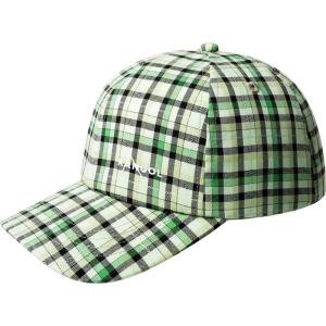 imageKangol Club Plaid Baseball Hat  Yellow Multi  1SFM Baseball ampamp Sport Caps One Size Fits MostGreen