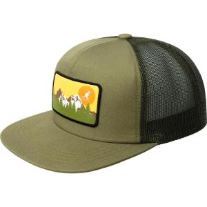 imageKangol Outdoor Patch Trucker Hat  Olive  1SFM Baseball ampamp Sport Caps One Size Fits MostOlive