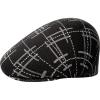 imageKangol Broken Tartan 507 Cap Flat Cap Black Multi SBlack Multi