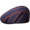 imageKangol Nostalgia Stripe 507 Cap Flat Cap BlackHazy Indigo