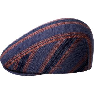 imageKangol Nostalgia Stripe 507 Cap Flat Cap BlackHazy Indigo