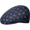 imageKangol Cross Weave 504 Cap Flat Cap BlackHazy Indigo