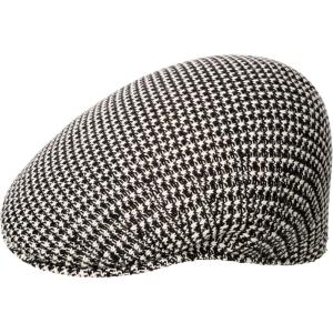 imageKangol Grid Knit 504 Cap Flat Cap Black SBlack