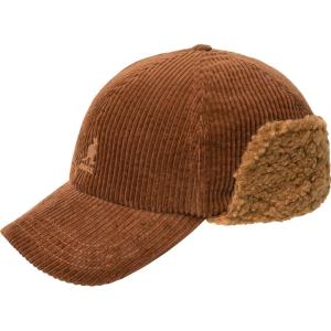 imageKangol Cozy Cord Earflap Baseball Baseball Cap Sage Green SMRustic Caramel