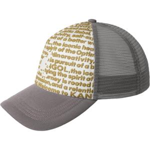 image:imageKangol Fine Print Trucker Cap Baseball Cap Grey One Size