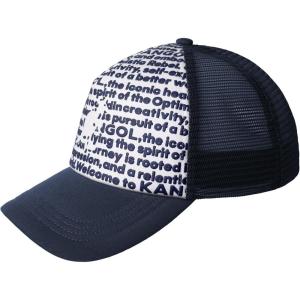 image:imageKangol Fine Print Trucker Cap Baseball Cap Navy One Size