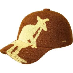 image:imageKangol Retro Big Kroo Spacecap Baseball Cap Rustic Caramel SM
