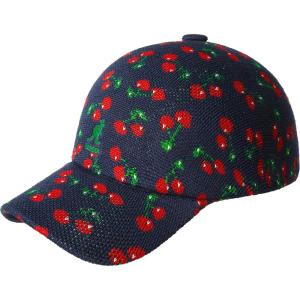 image:imageKangol Tropic Cherry Spacecap Baseball Cap Navy SM