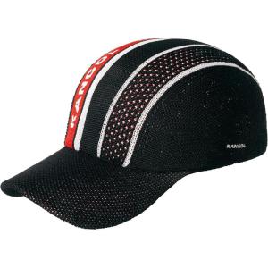 image:imageKangol Tropic Game Stripe Spacecap Baseball Cap Black