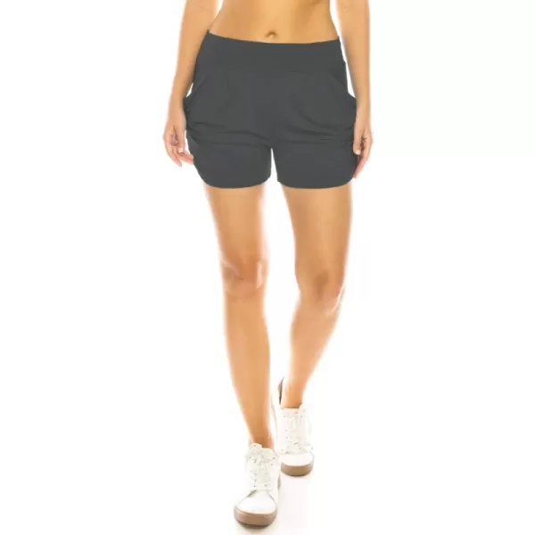 Harem Shorts Charcoal