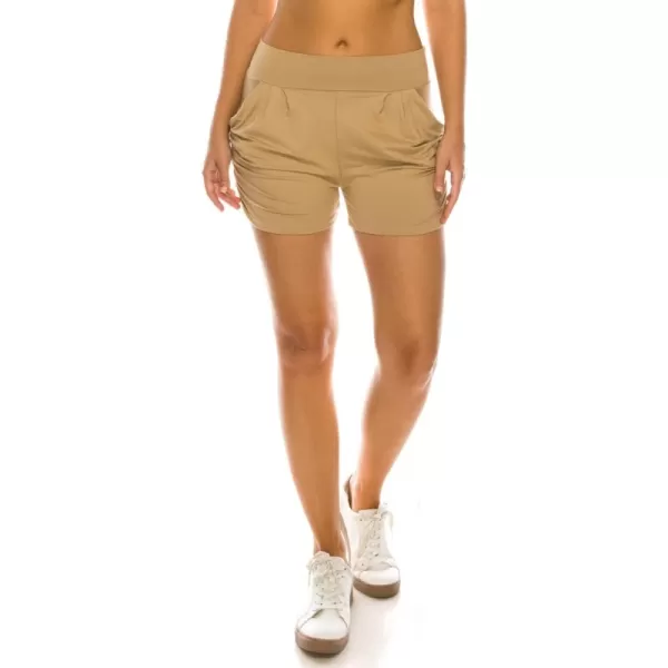 Harem Shorts Khaki