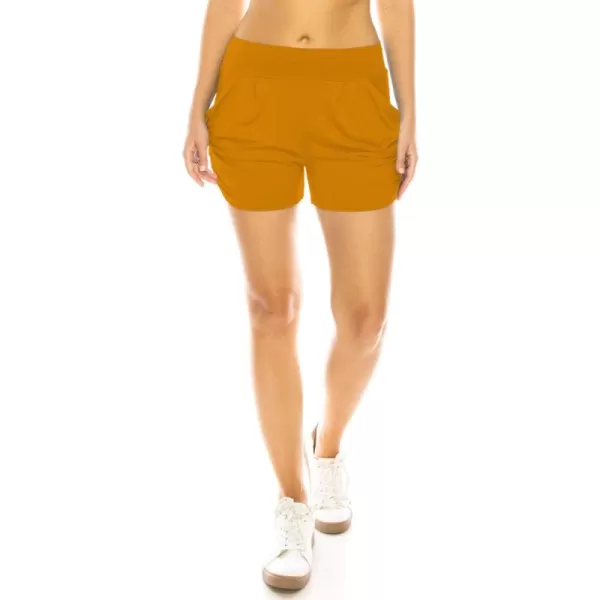 Harem Shorts Mustard