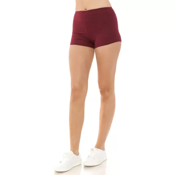 Mini Shorts Burgundy