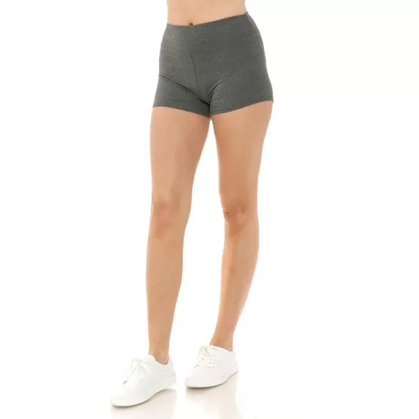 Mini Shorts Heather Charcoal