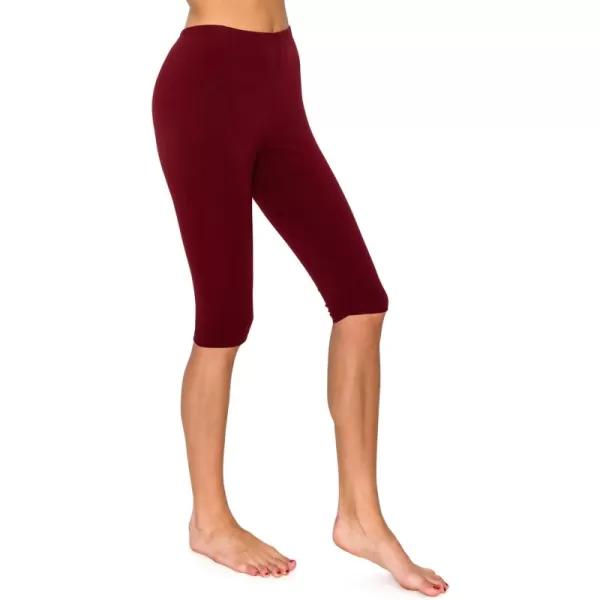 Knee Length Burgundy