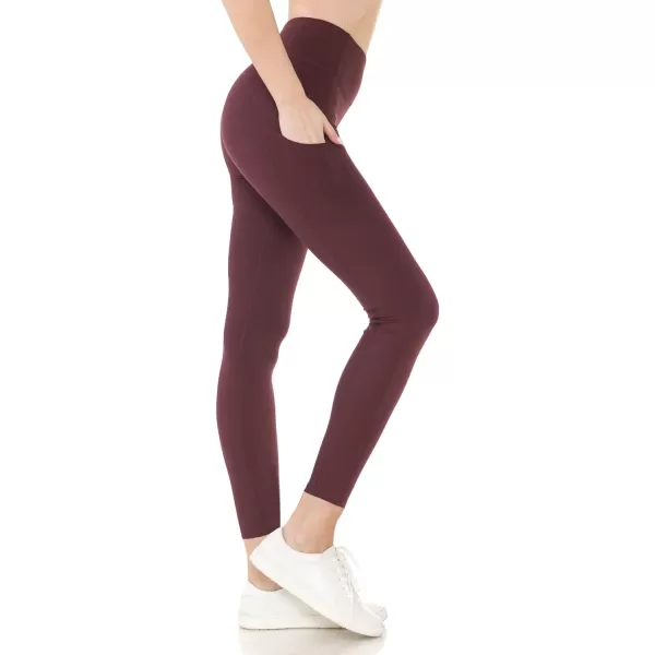 Leggings Depot High Waist 7/8 Leggings for Women Workout Yoga Pants with Pockets