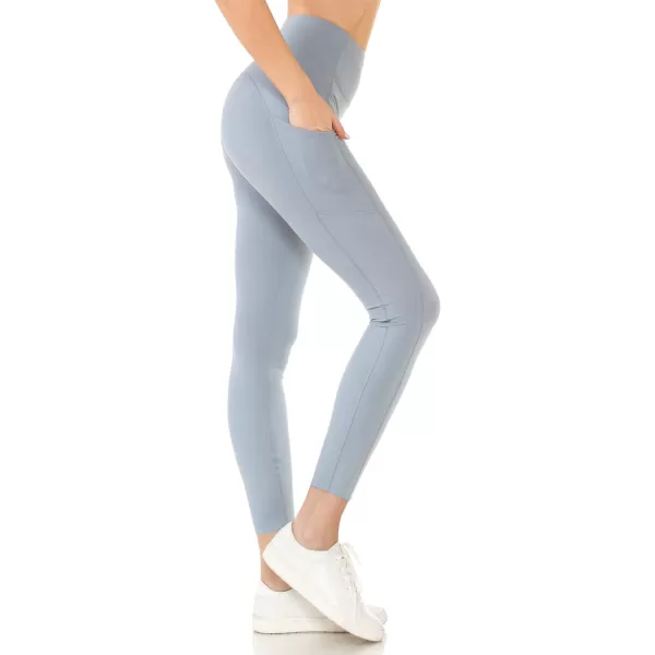 Leggings Depot High Waist 7/8 Leggings for Women Workout Yoga Pants with Pockets
