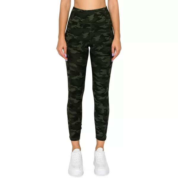 Leggings Depot High Waist 7/8 Leggings for Women Workout Yoga Pants with Pockets