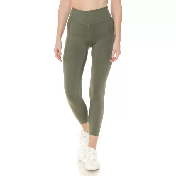 Leggings Depot High Waist 7/8 Leggings for Women Workout Yoga Pants with Pockets