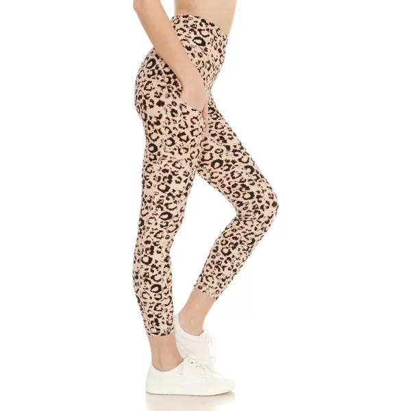 Leggings Depot High Waist 7/8 Leggings for Women Workout Yoga Pants with Pockets