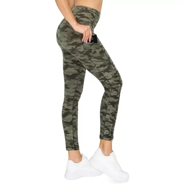 Leggings Depot High Waist 7/8 Leggings for Women Workout Yoga Pants with Pockets