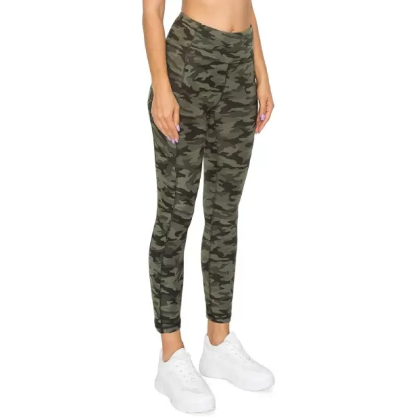 Leggings Depot High Waist 7/8 Leggings for Women Workout Yoga Pants with Pockets
