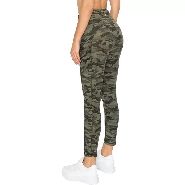Leggings Depot High Waist 7/8 Leggings for Women Workout Yoga Pants with Pockets