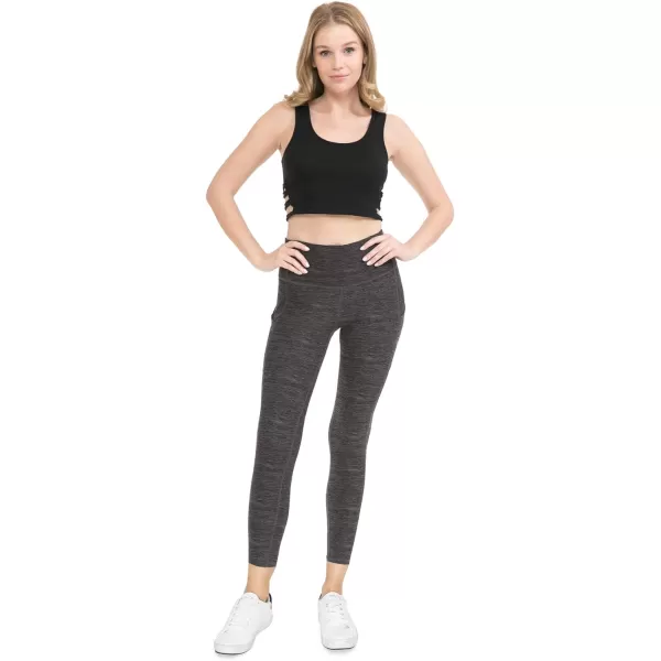 Leggings Depot High Waist 7/8 Leggings for Women Workout Yoga Pants with Pockets