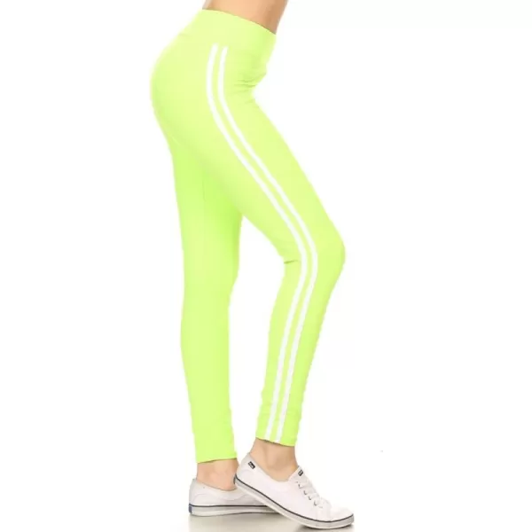 Lined Neon Green