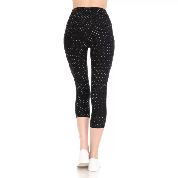 Capri Length Polka Dots