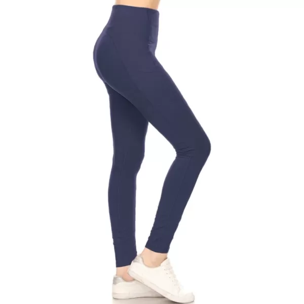 W/ Pockets-Full Length Navy