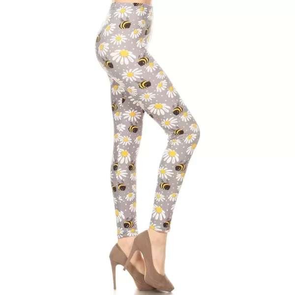 Full Length Bees and Flowers