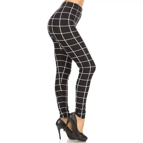Full Length Checkered Black