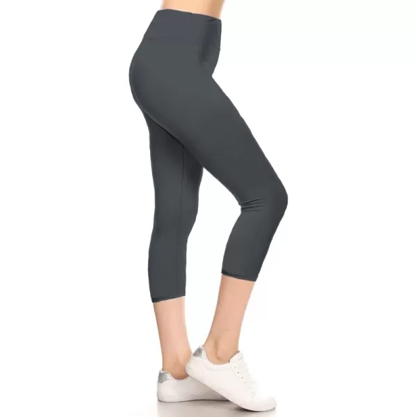 Capri Length Charcoal Gray