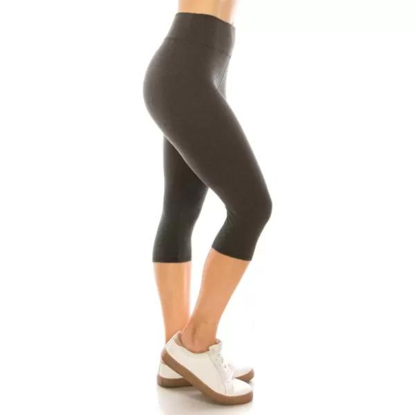 Capri Length Heather Dark Charcoal