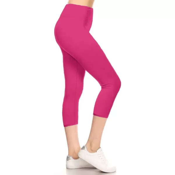 Capri Length Neon Fuchsia