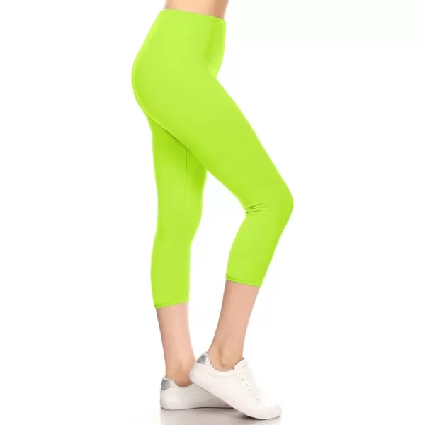 Capri Length Neon Lime