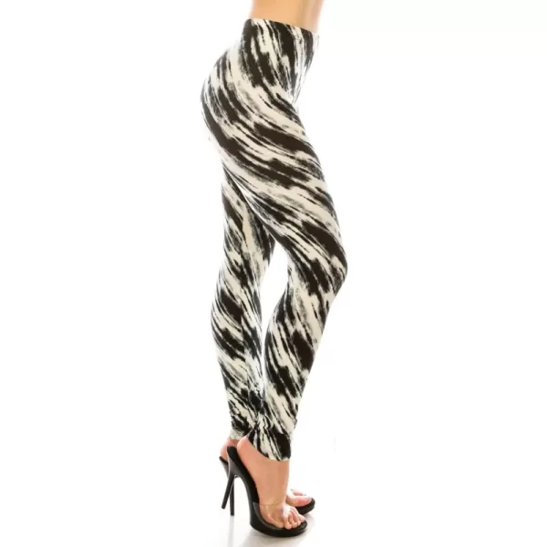 Full Length Monochrome Swirl