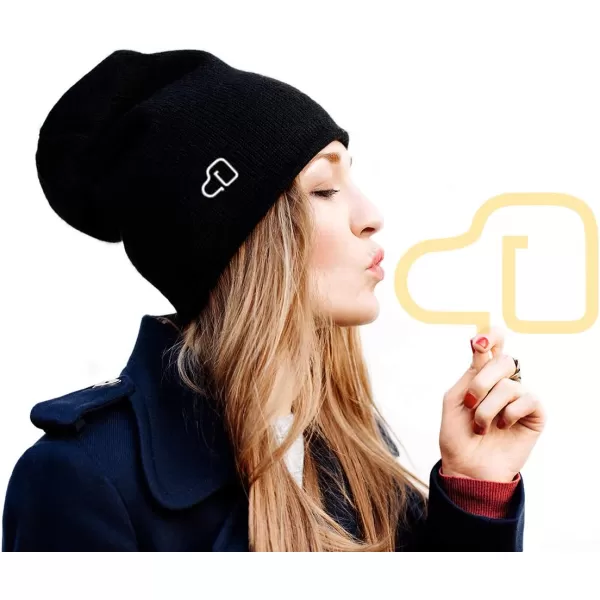 Leggings Depot Women Men Unisex Stretchable Warm Winter Fashion Knit Beanie Hat