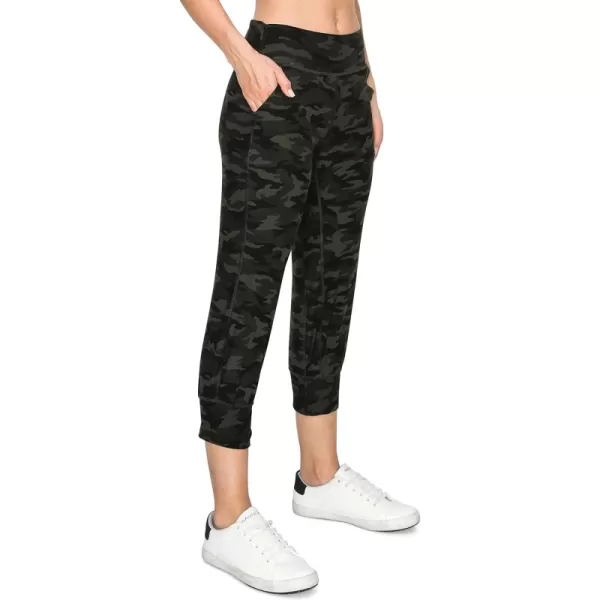 Capri Length Darkgreen Camouflage